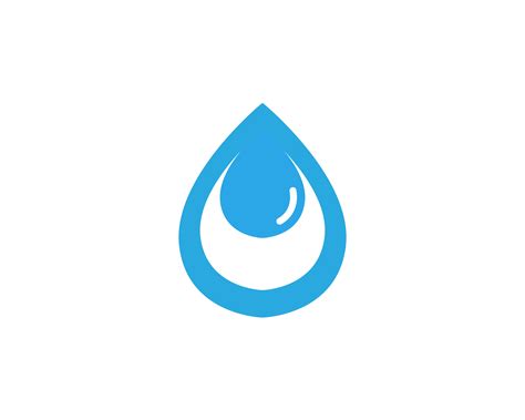 Water Drop Logo Template Vector Illustration Design 595457 Vector Art