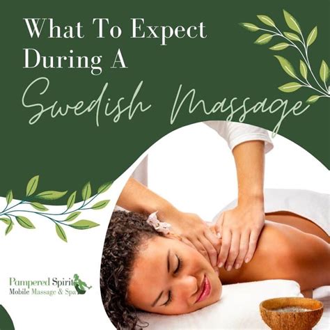 What To Expect During A Swedish Massage Pampered Spirit