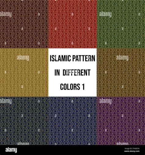 Islamic Geometric Ornamental Background Vector Illustration Of