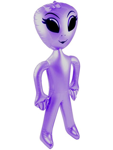Rhode Island Novelty 63 Purple Inflatable Girl Alien Martian Prop Toy