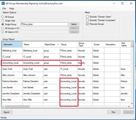 Find Nested Groups In Active Directory Active Directory Pro