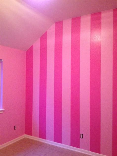 Pin By Lindsay Cutbirth On Nursery Ideas Pink Striped Walls Pink