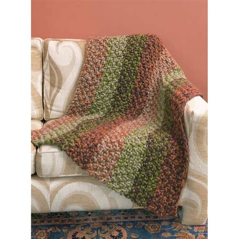 Spiced Knit Afghan Pattern Lion Brand Yarn With Images Knit