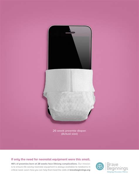 Brave Beginnings Print Advert By Extra Credit Projects Diaper Ads Of