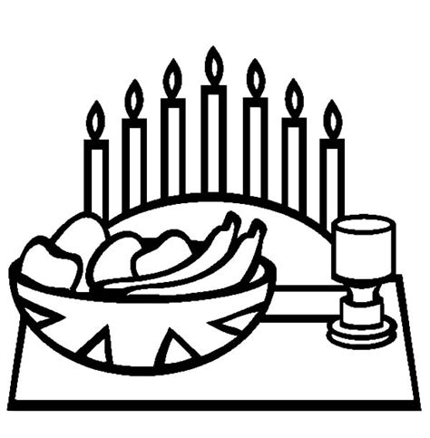 42 free kwanzaa coloring pages printable. Kwanzaa Day And Kinara Candle Holder Coloring Pages : Kids ...