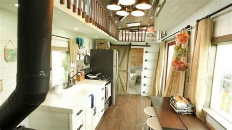 Escape vintage tiny house on wheels. Tiny House Design With Cozy Interior - Two Bedroom Tiny ...