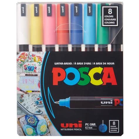Crafts Home And Garden Uni Posca Paint Marker Pen Pc 1mr 10 Pens Set