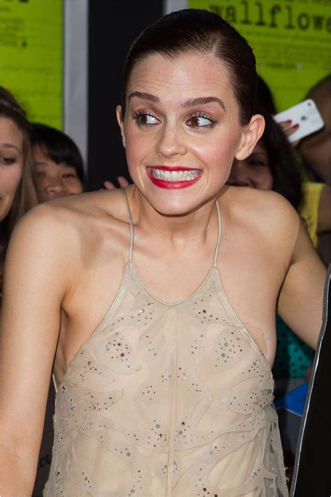 Emma Watson Suffers Near Wardrobe Malfunction At The Perks Of Being A