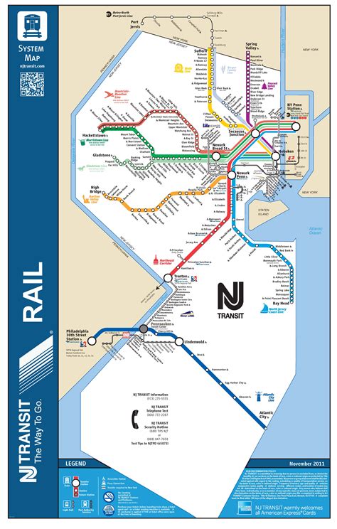 Nj Transit Train Map Map Of The United States