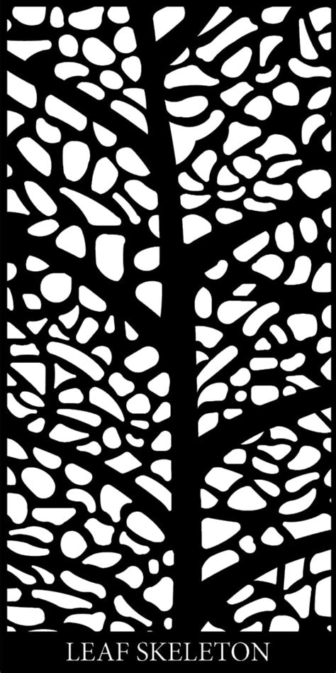 Leaf Skeleton Laser Cut Decorative Screen Design Decorative Screens