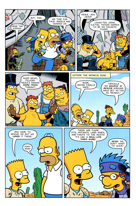 Read Online The Simpsons Summer Shindig Comic Issue 7