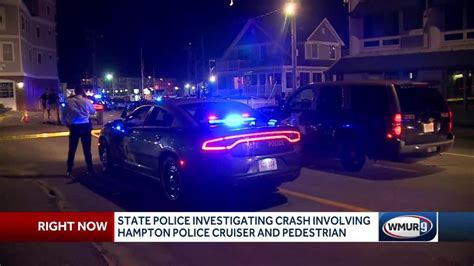 State Police Investigate Crash Involving Hampton Police Cruiser Pedestrian