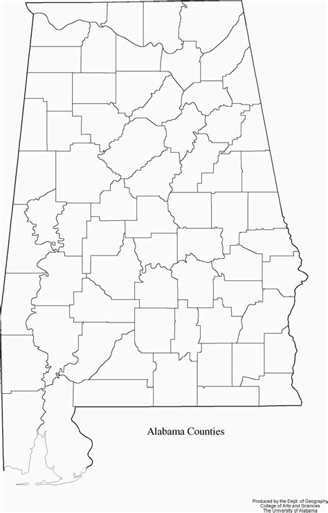 Blank Map Of Alabama Secretmuseum