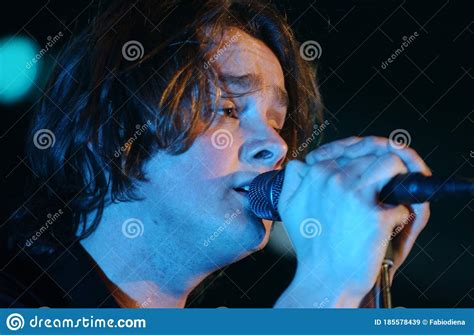 Keane Tom Chaplin During The Concert Editorial Stock Image Image Of