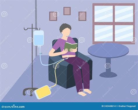 Continuous Ambulatory Peritoneal Dialysis Stock Vector Illustration