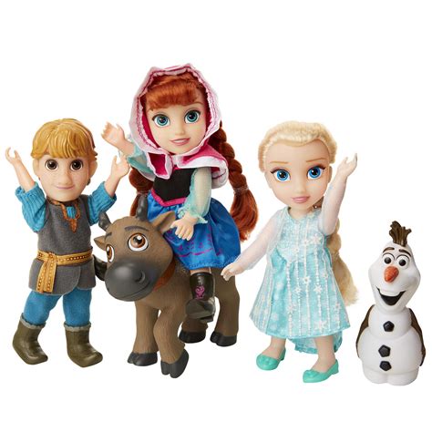 Disney Frozen Deluxe Petite Doll Gift Set Includes Anna Elsa Kristoff Ebay