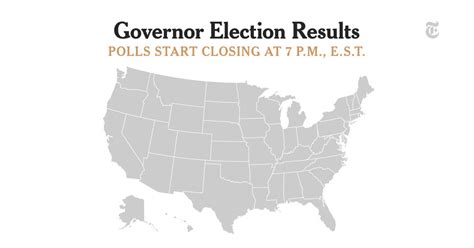 live governor election results the new york times