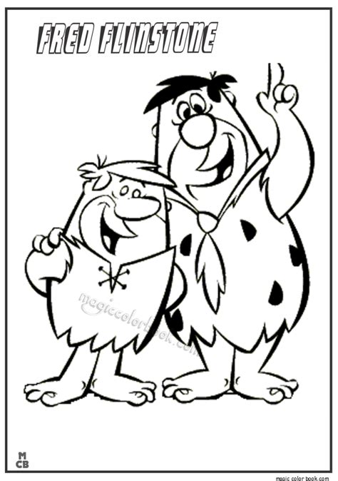 Flintstones Coloring Pages At Free Printable