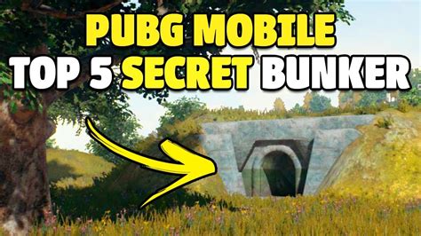 Top 5 Secret Bunker Locations Awesome Loot Pubg Mobile Youtube