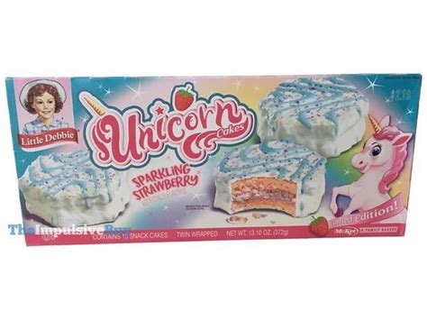 Little Debbie Limited Edition Sparkling Strawberry Unicorn Cakes
