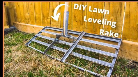 Build Your Own Diy Lawn Leveling Rake Youtube