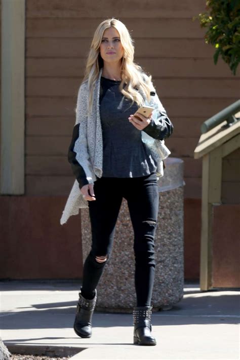 Christina El Moussa In Black Jeans Out In Los Angeles Gotceleb