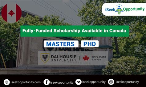 Dalhousie University Fully Funded International Scholarship 2024 In