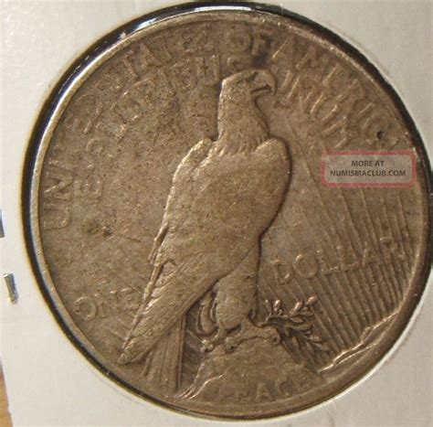 1921 P Peace Silver Dollar Vf Beauty Key Date Coin