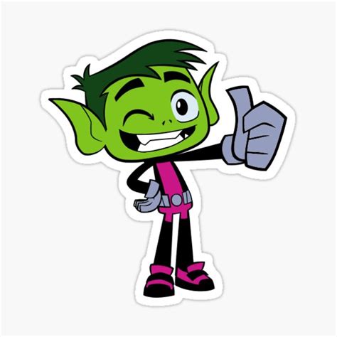 Beast Boy Teen Titans Stickers Collectibles Art And Collectibles Jan