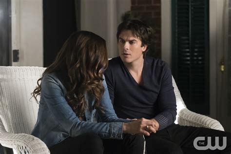 ‘vampire Diaries Season 6 Spoilers Damon And Elena Talk Kids In