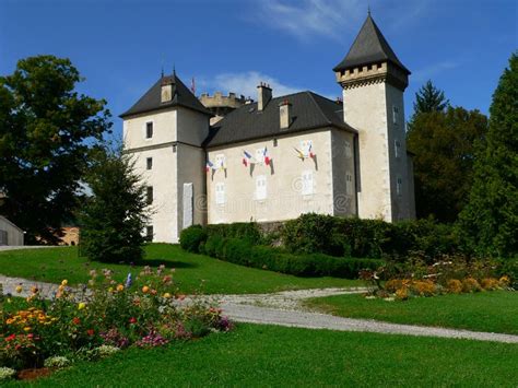 Chateau De L Echelle, La Roche Sur Foron (France) Stock Image  Image