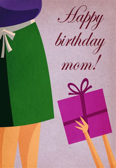 Maybe you would like to learn more about one of these? Free Printable Happy Birthday Mom Greeting Card #birthday ...