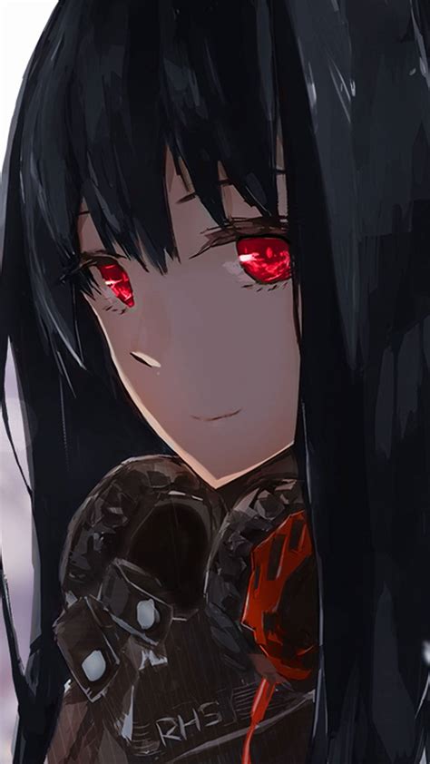 Download Bad Girl Anime Red Eyes Wallpaper