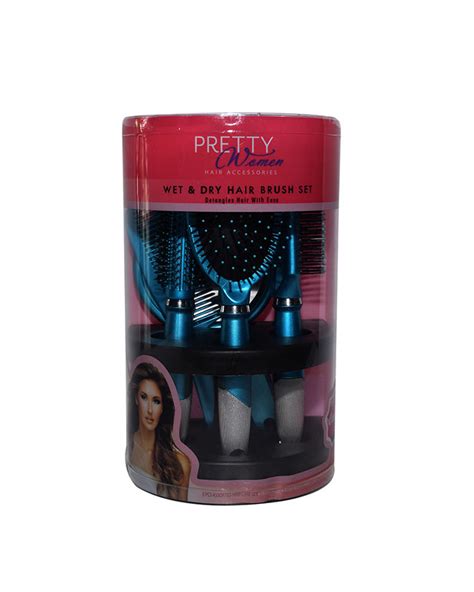 This can cause major breakage, and if you always find that you have lots of fuzzy,. Wet And Dry Hair Brush And Mirror 5pc Set - Jungle.lk