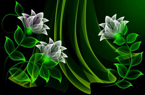 Neon Flowers Desktop Background Wallpapers Hd Free 605556 Neon