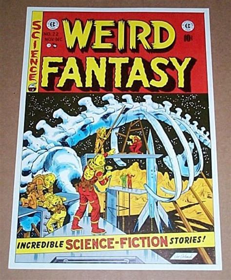 Original 1970 S Ec Comics Weird Fantasy 22 Comic Book Etsy