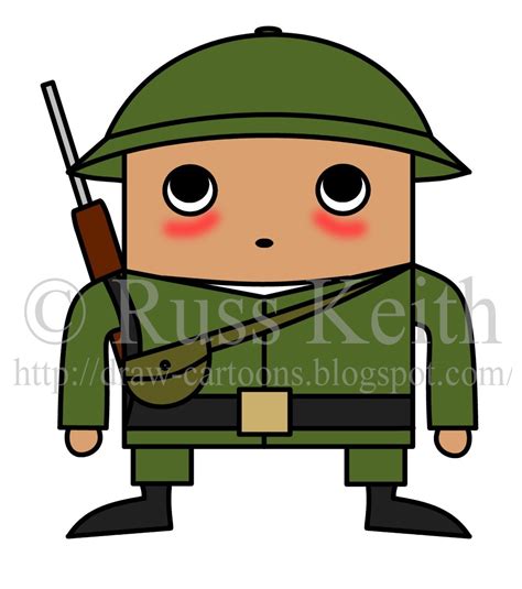 Soldier Cartoon Drawing Free Download On Clipartmag