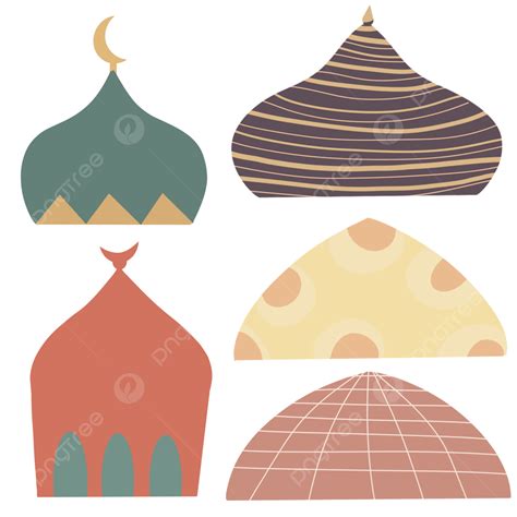 Gambar Kartun Seni Bina Islam Kubah Masjid Agung Masjid Masjid Kubah