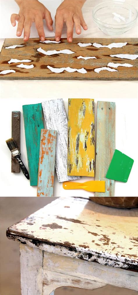 Depending on your goal for the overall finished look and the current wood paneling color, you may want to apply a. How to Distress Wood & Furniture {8 EASY Techniques ...
