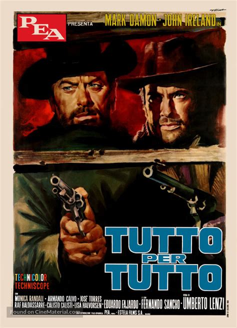 Tutto Per Tutto 1968 Italian Movie Poster
