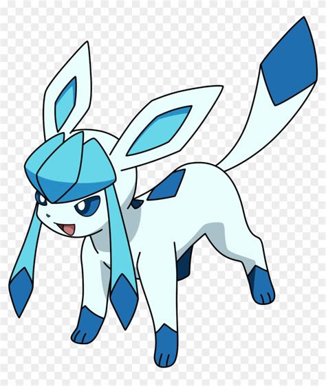 Glaceon Png Pokemon Eevee Evolution Glaceon Transparent Png