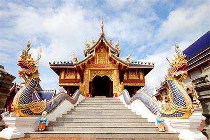 Thailand Mai Chiang Temples Wat Samui Classic