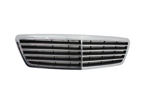 Front Grille For Mercedes C Class W203 1998 2006 Chrome Finish Ebay