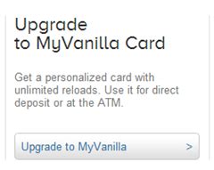 Myvanilla visa cards can be activated online at the myvanilla website. MyVanilla finally appears - Frequent Miler