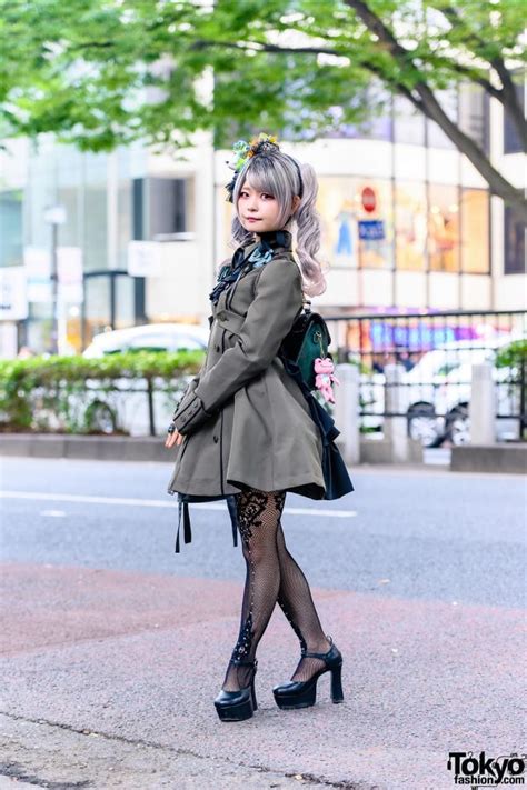Japanese Gothic Lolita Street Fashion W Edera Peta Peta Fish