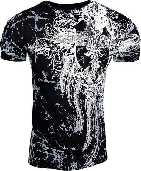 Finding a tattoo design that you want inked on your skin forever is a process. Konflict NWT Men's Giant Tribal Cross Graphic Designer MMA ...