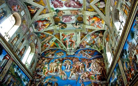 Cycle of frescoes by michelangelo. Download Sistine Chapel 1920x1080 Full HD 5K 2020 Images ...