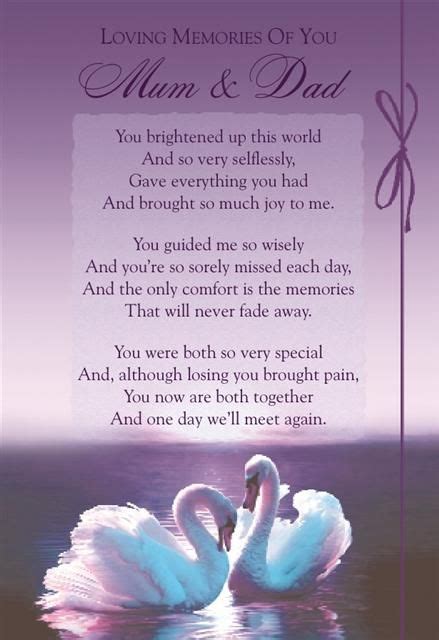 Graveside Bereavement Memorial Cards B Variety You Choose Mom And