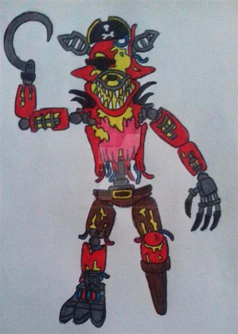 Grim Withered Foxy By Artisticartandstuffs On Deviantart Five Nights At