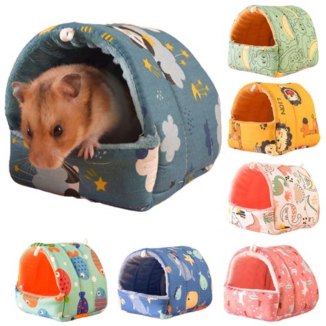 Bobasndm Guinea Pig House Cozy Hamster Cave Great Hideout For Dwarf